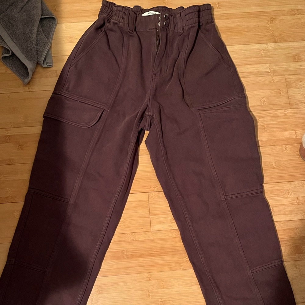 cargo pants for women size small color brown